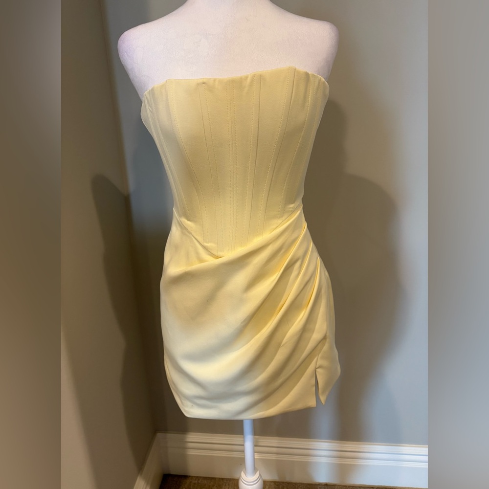 Showpo Avery Strapless Mini Dress - Picture 5 of 6